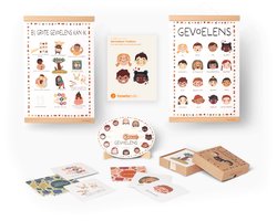 Howtoplay Gevoelens Toolbox - Emotiewiel & Emotieposter voor kinderen vanaf 2 jaar