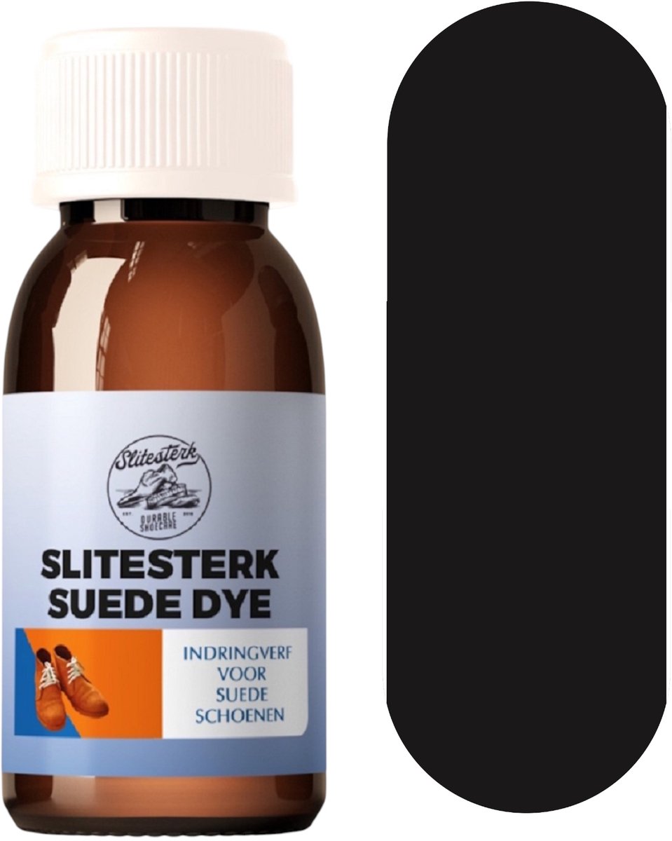 SLITESTERK Suede indringverf voor schoenen en laarzen - Zwart - 100ml