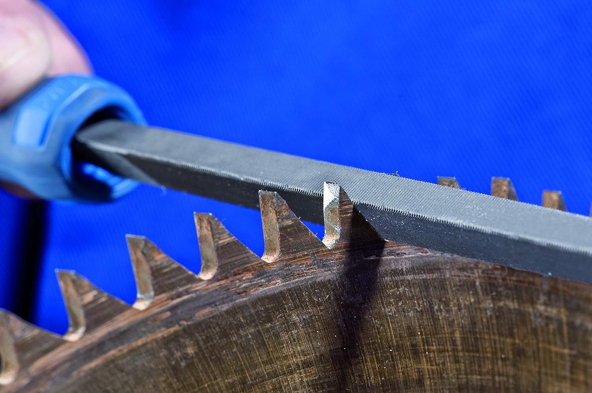 Driehoekvijl Extra Smal 150 mm voor Universeel Slijpen inclusief Handvat