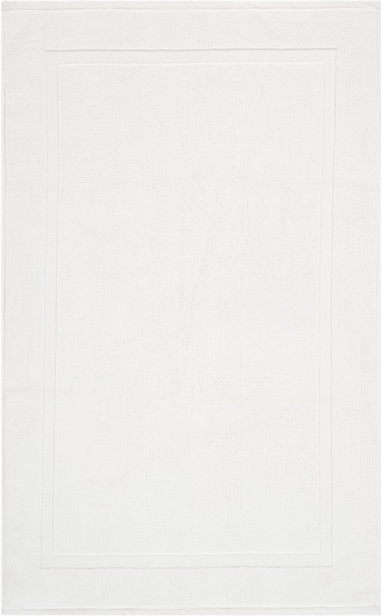 Luxe katoenen badmat - 1200 GSM - 60 x 100 cm - Wit