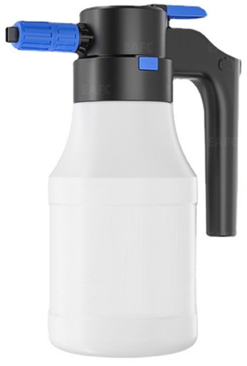 Elektrische autoschuimspuit - Sprayflacon - Foam gun - 1,5 liter spuit - Autowasspuit - Kunststof - Foam cleaning tools Wit