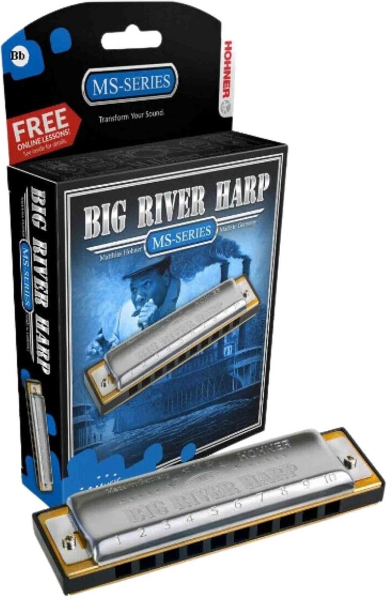 Diatonische Mondharmonica in BB-Toonaard - 10-Tonerig Richter Stemming