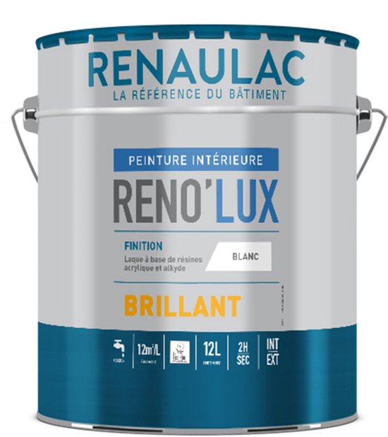 Renaulac - Peinture laque hybride - Brillant - 1l
