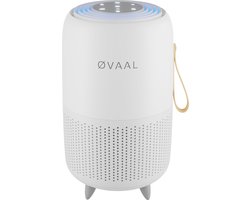 Øvaal Luchtreiniger - Air Purifier - met vervangbaar HEPA13 Filter + koolstoffilter - 250 m³/u - Helpt tegen stof, huisstofmijt, hooikoorts en allergie - 3 standen - Slaapstand en Automatische Stand - Luchtkwaliteit Indicator - Luchtreinigers