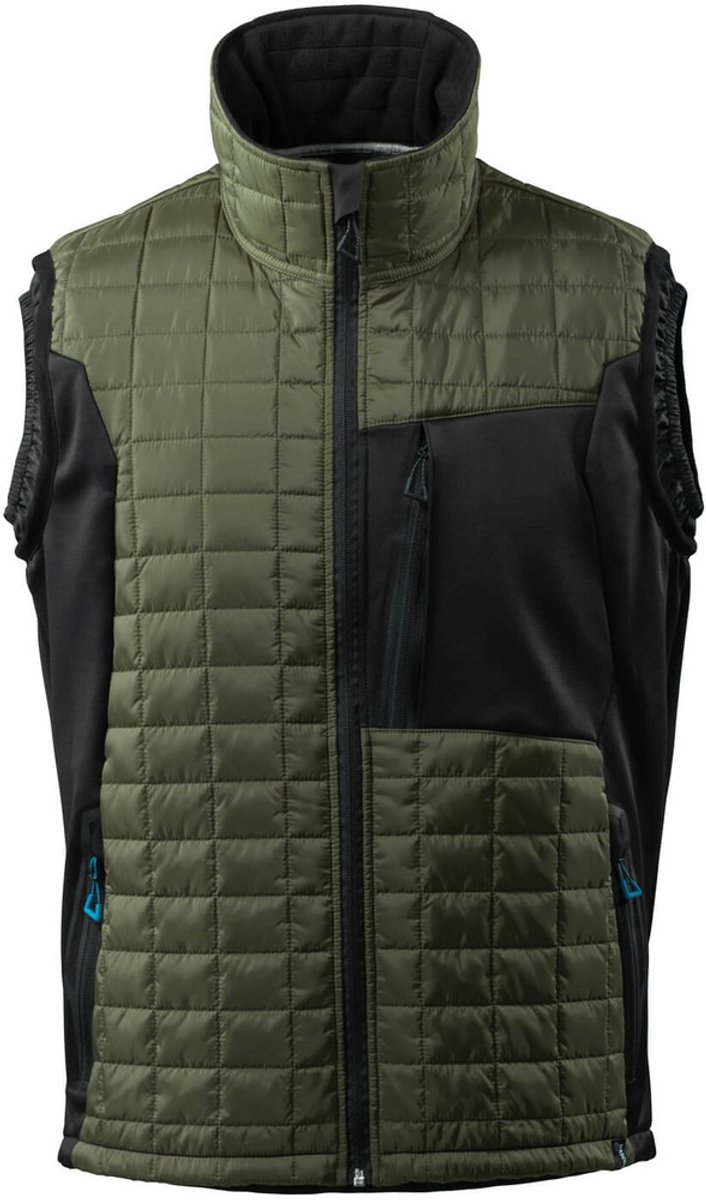 Mascot Advanced Thermobodywarmer 17165-318 - Mosgroen/Zwart - XS