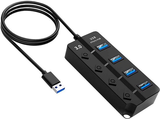 usb-hub-4-poorten-met-aan-uit-schakelaars-en-led-indicatie-voor-pc-en
