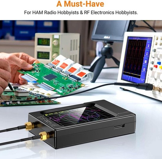 Vector Netwerkanalyzer 10kHz-1.5GHz voor HF VHF UHF Antennes - VNA S-Parameters & SWR Meting van Vector. — afbeelding 3
