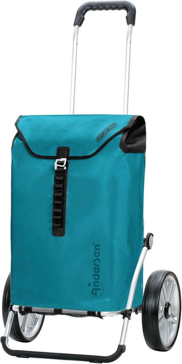 Waterdichte Boodschappentrolley 49L - Grote Opvouwbare Winkelwagen met Stille Wielen