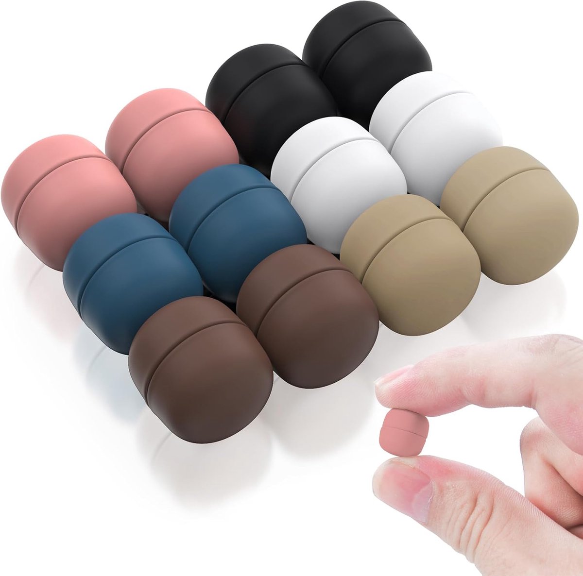 Daity 12 paar - Sterke magnetische hoofddoekspelden - geen spelden nodig - geschikt voor damessjaals - shirts - jurken en andere kleding.