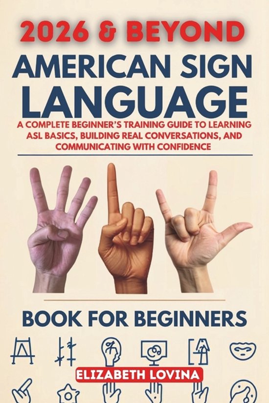 American Sign Language Book for Beginners - cover
