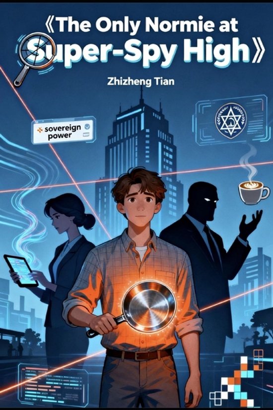 The Only Normie at Super-Spy High - cover