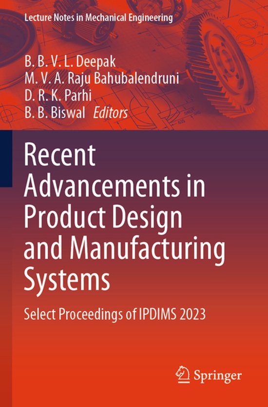 Lecture Notes in Mechanical Engineering- Recent Advancements ... - cover