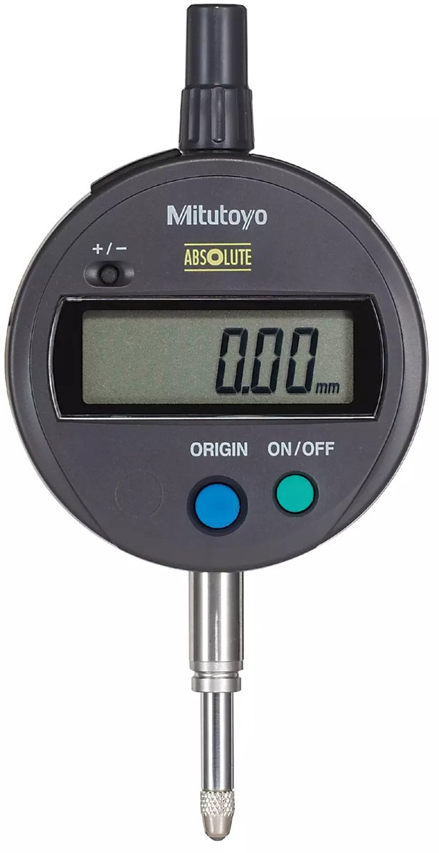 Mitutoyo 543-781B-10 ID-S Digitale Meetklok 12,7 mm, 0,01 mm, vlakke achterwand