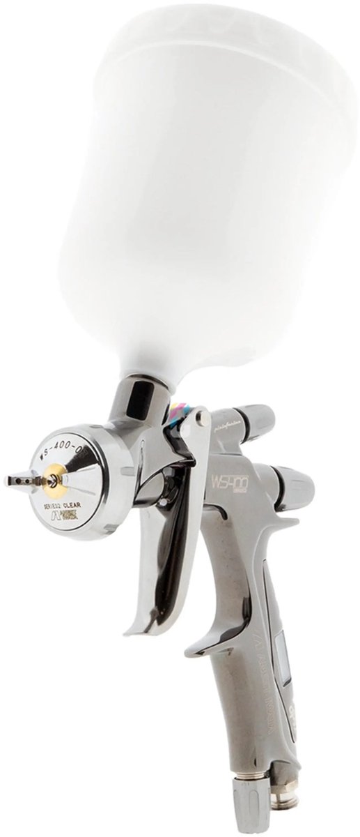 Iwata WS400 Clear Series 2 Verfspuit met Digitale Manometer + bovenbeker - 1,3mm