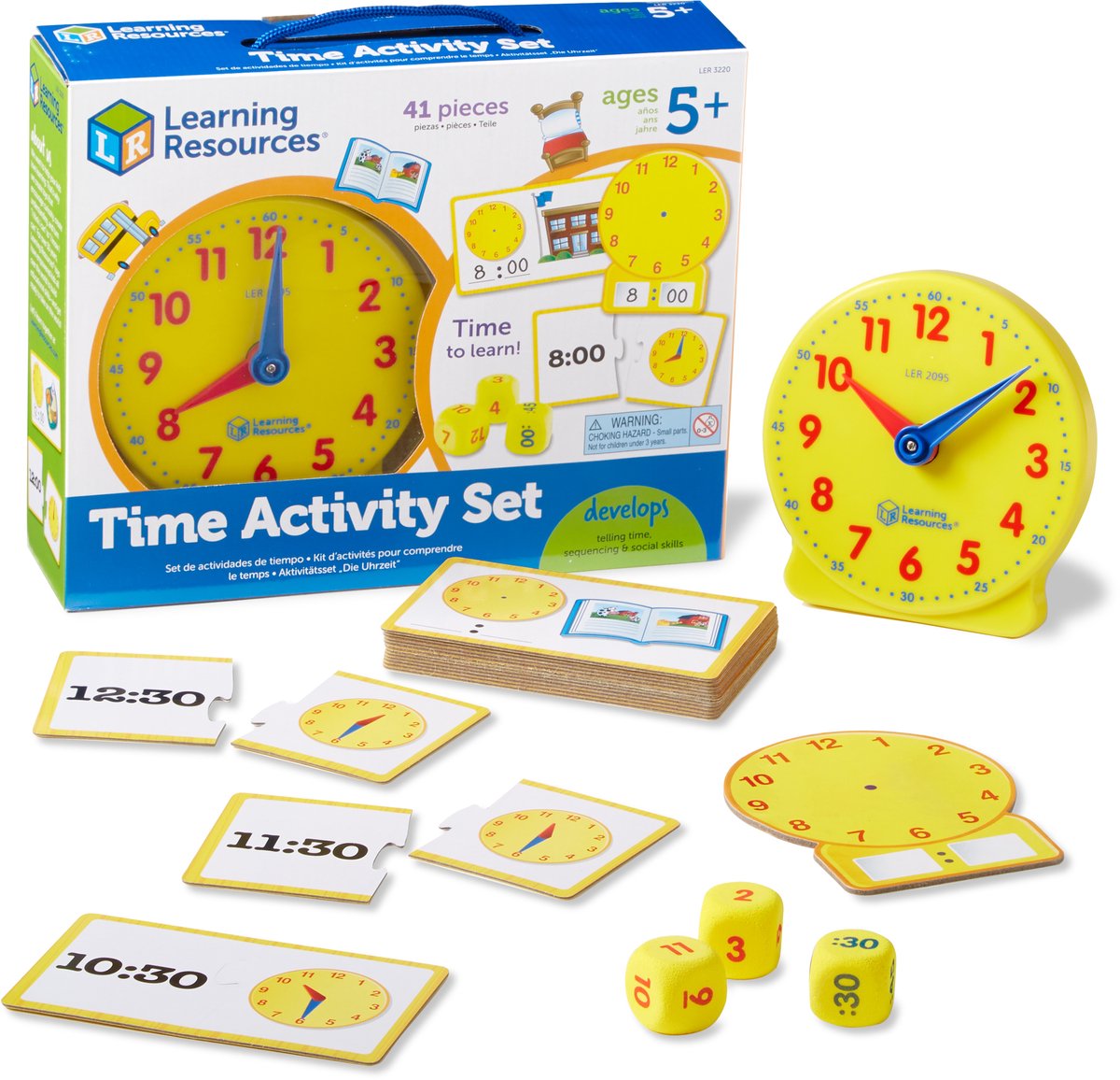 Learning Resources time activity set - 5+