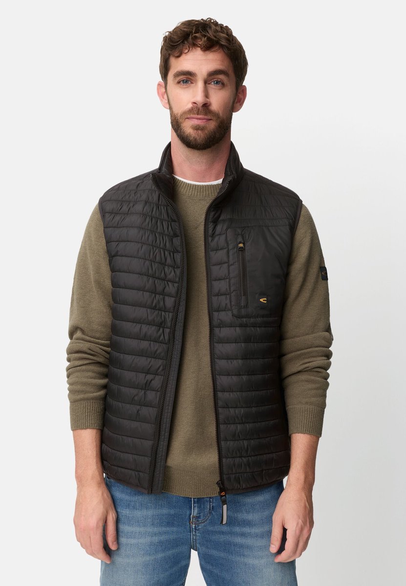 camel active Bodywarmer met waterafstotende functie - Maat menswear-XL - Zwart