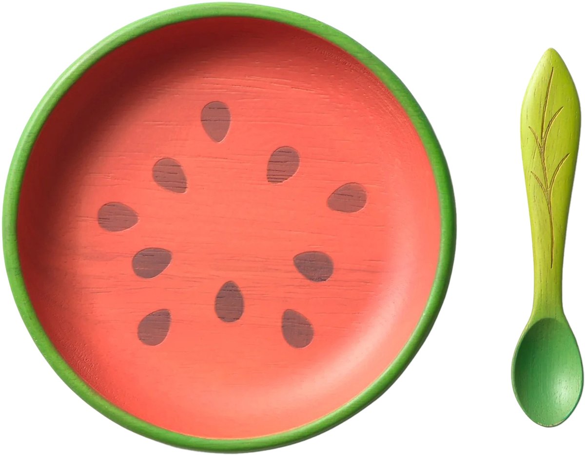 Oli & Carol Wally The Watermelon-Kale Bowl Set