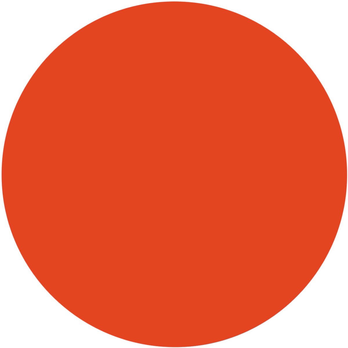 Groovy Magnets Cirkel Magneetsticker - Rood