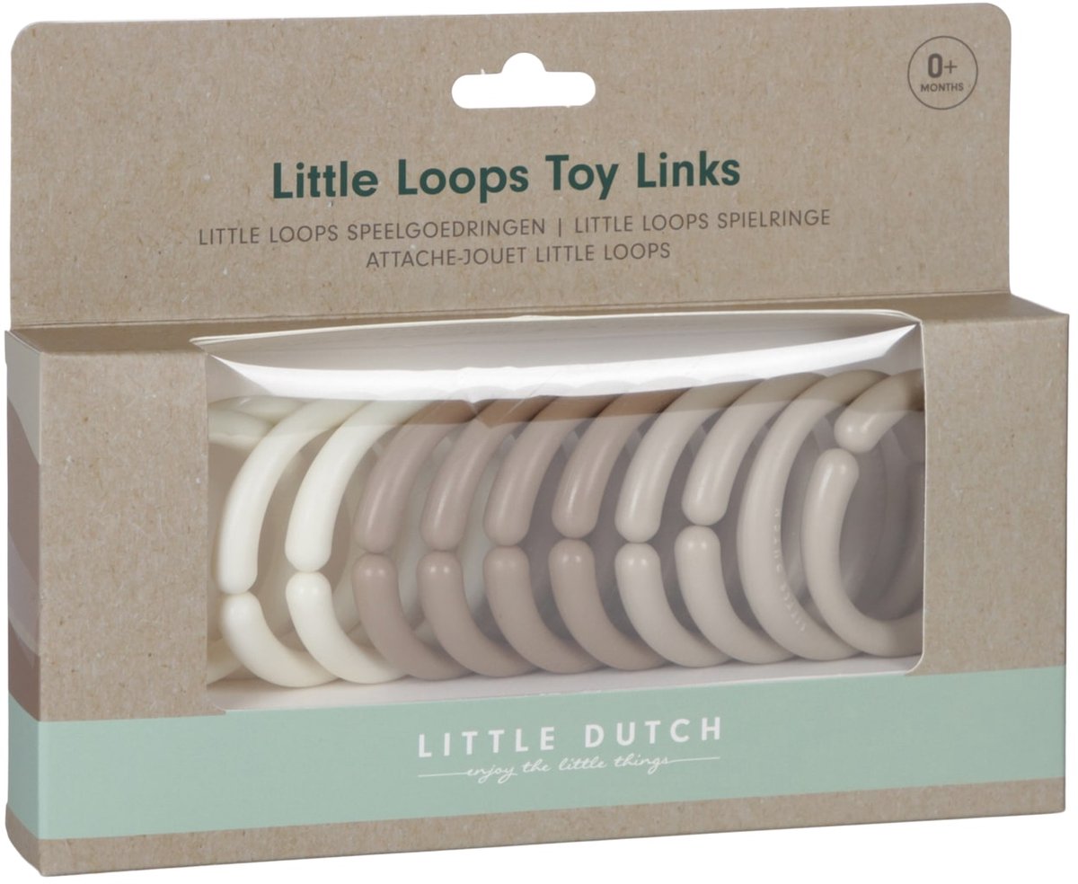 Little Dutch Little Loops Speelgoedringen Beige — afbeelding 6