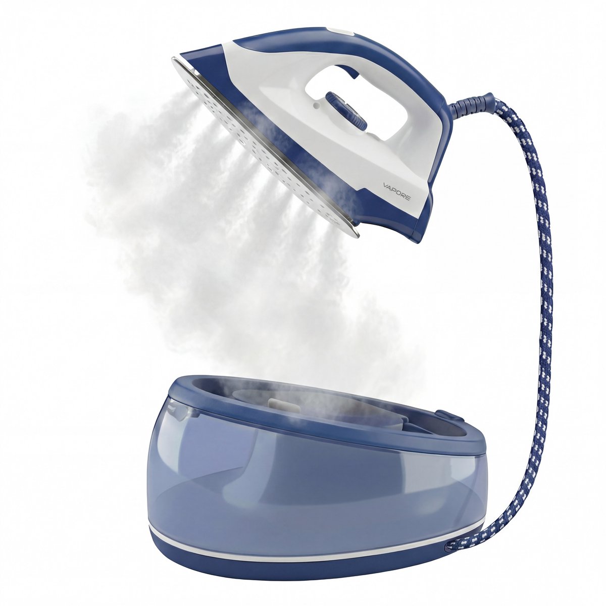 Vapore Stoomstrijkijzer met Stoomgenerator - 8 Sec Opwarmen - 2400W - 5 Bar - 2.3L Tank - 57 Min Stomen - Strijkijzer met Station - Keramische Zoolplaat — afbeelding 1