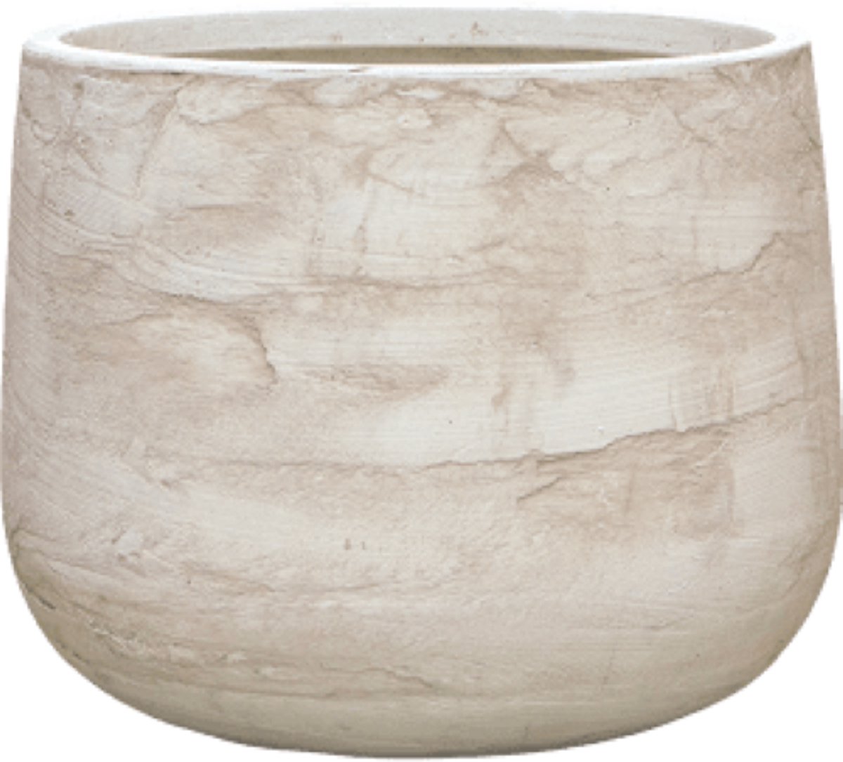 Baq Plantenbak Algar Crème-Beige D 55 cm H 43 cm Opening 46 cm