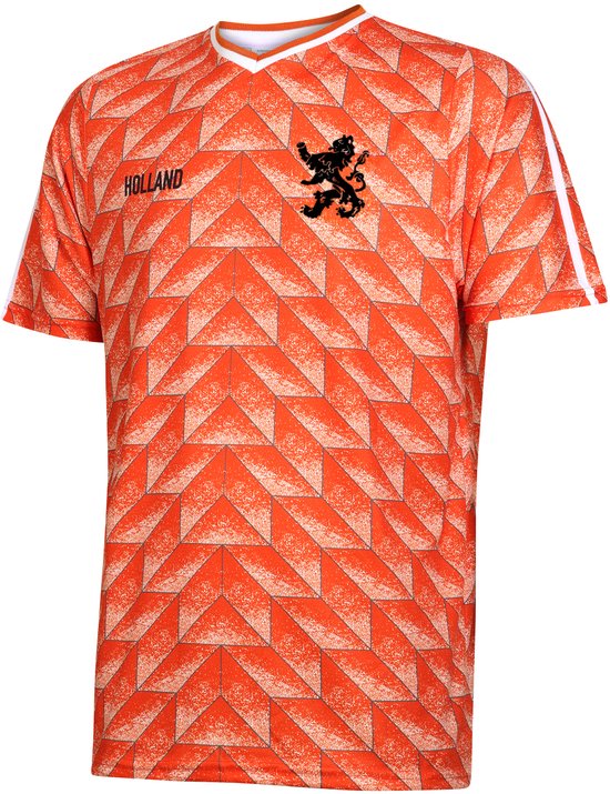 Maillot de football Championnat d'Europe 88 - Nederlands Elftal - Maillot Oranje - Maillots de football Enfants - Garçons et Filles - T-shirts de sport - Adultes - Hommes et femmes-M