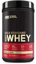 Optimum Nutrition Gold Standard 100% Whey Protein - Vanilla Ice Cream - Proteine Poeder - Eiwitshake - 600 gram (20 servings)