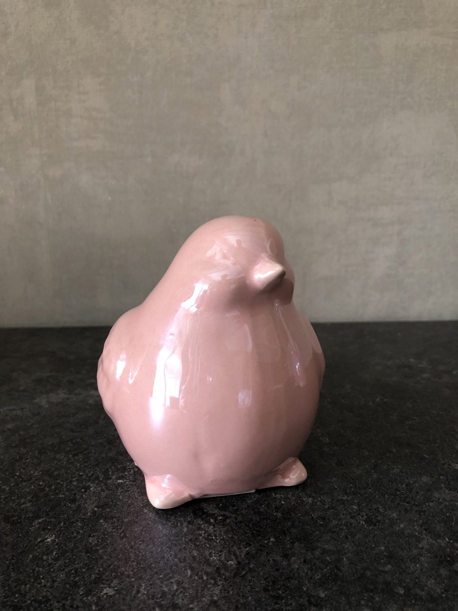Vogel - Keramiek - Roze