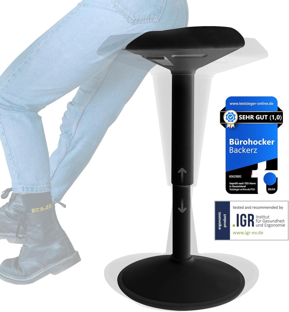 Afbeelding van Backerz Wiebelkruk - Ergonomische (EAN: ...0151) Getest -