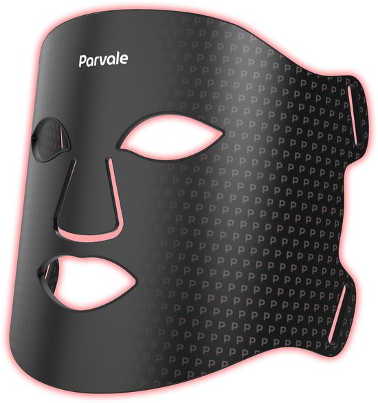PARVALE® LED Gezichtsmasker Rood Licht - Led Masker - Collageen Masker - Red Light Therapy - Infraroodtherapie - Pigmentvlekken Verwijderen