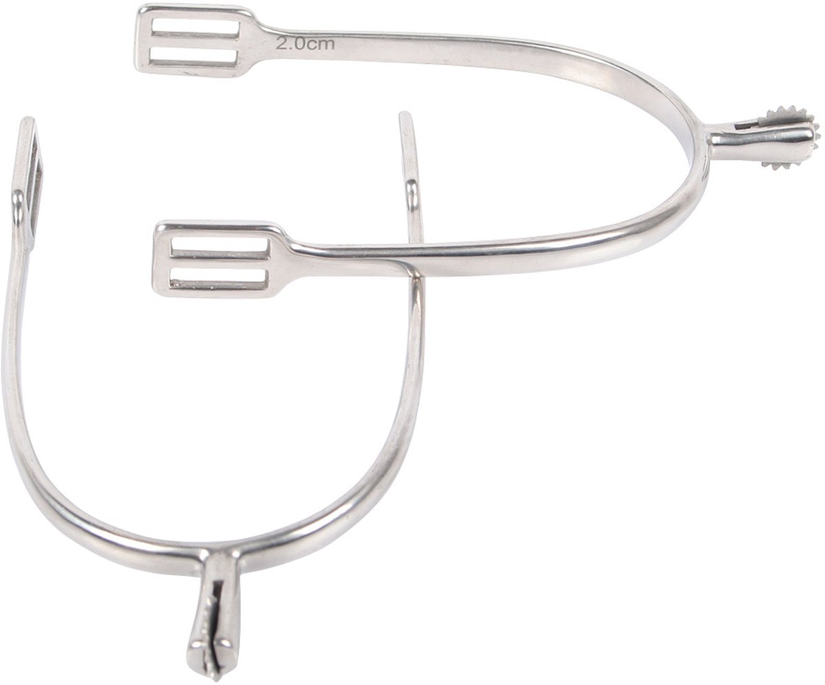 Sporen wiel klein rvs  H30
