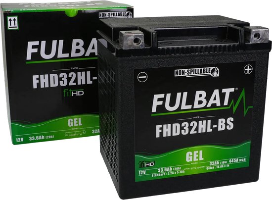 Fulbat Accu Fulbat YHD32HL-BS Gel SLA 12V 32Ah onderhoudsvrij (o.a Harley Davidson)