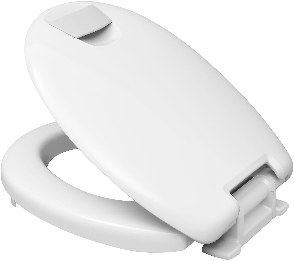 Calmwaters Verhoogd - WC-bril - Wit - Duroplast - 5cm Verhoging - Softclose - Afneembaar