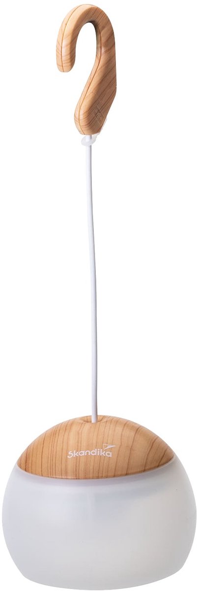 Skandika LED campinglamp Tufjord - 3 lichtmodi, 2000 mAh accu, oplaadbaar, tentlamp, nachtlampje | Lamp voor camping, tuin, decoratie, wandelen
