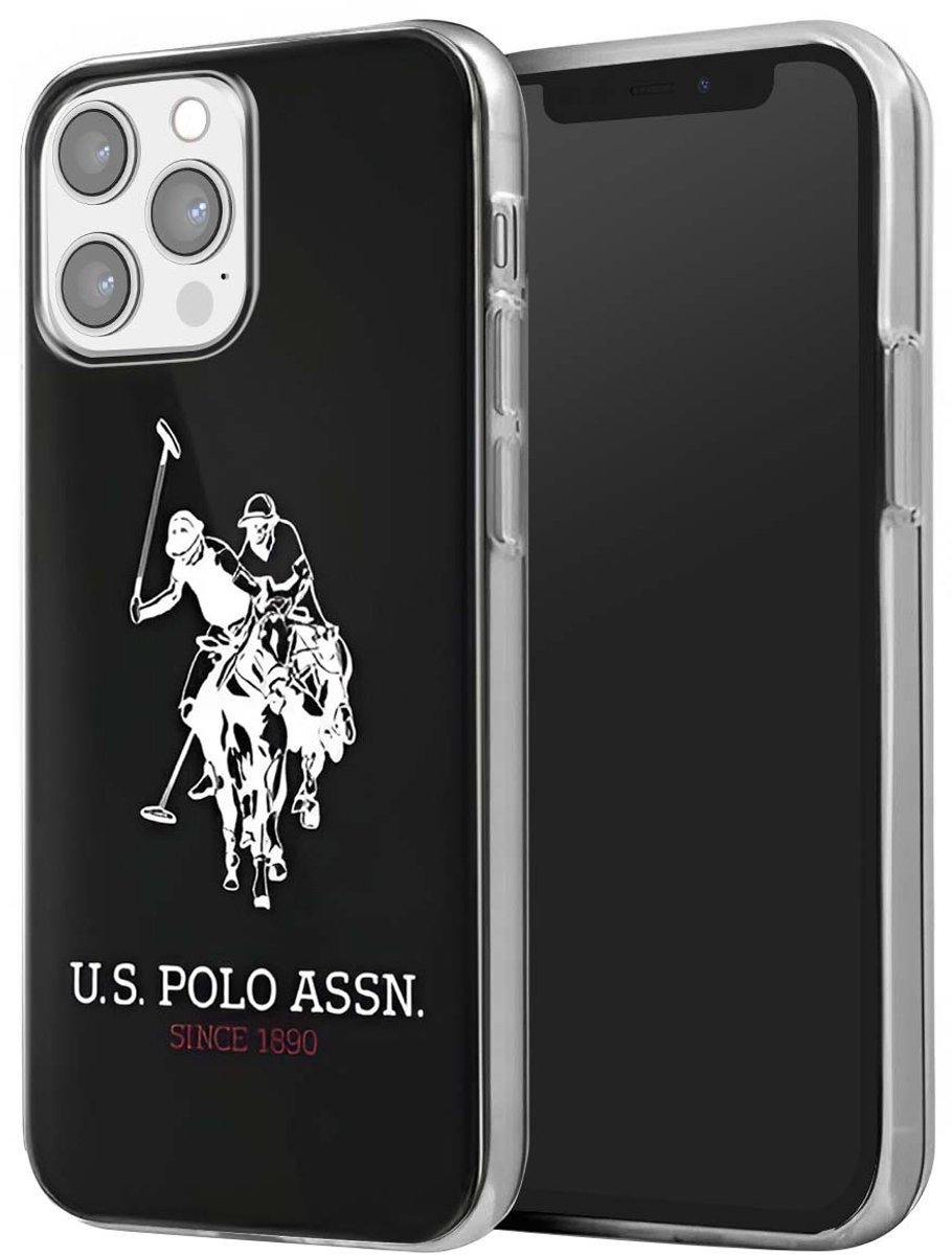 US Polo USHCP12LTPUHRBK iPhone 12 Pro Max 6.7" black/black Shiny Big Logo