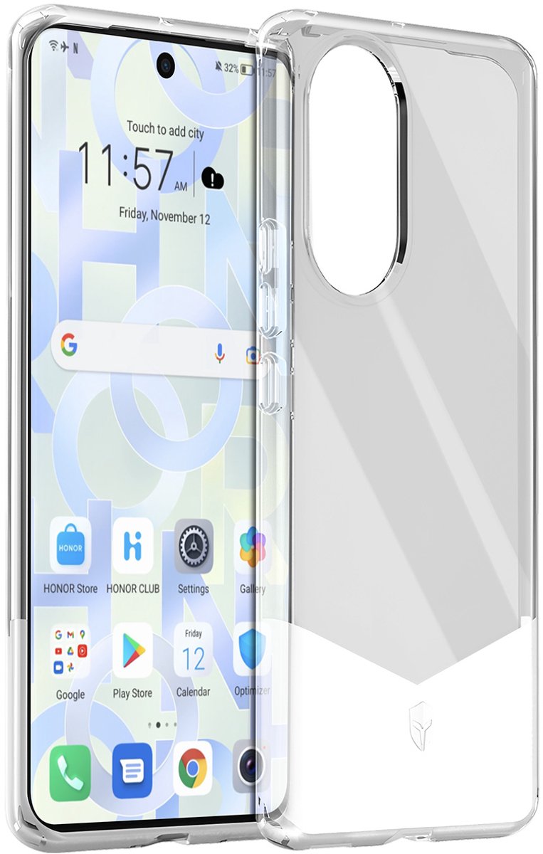 Force Case, Versterkt Hoesje voor Honor 50 5G Model Pure Anti-Val 1 Meter, Transparant