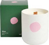 Knetterkaars - Bloei - Geurkaars - Munt - Basilicum - Tafelhaard - 350gram