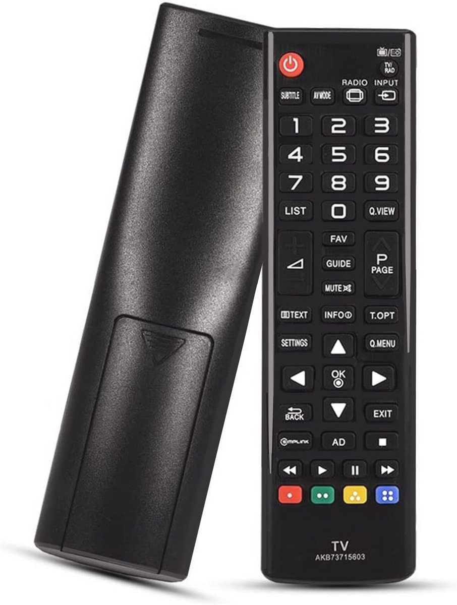 Universele vervangende afstandsbediening voor TV - compatibel met verschillende modellen
