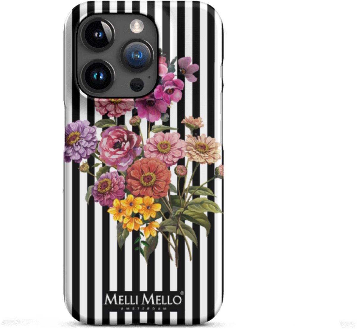 Melli Mello Telefoonhoesje Striped Grace (Hard Case) - Apple iPhone 15 Pro