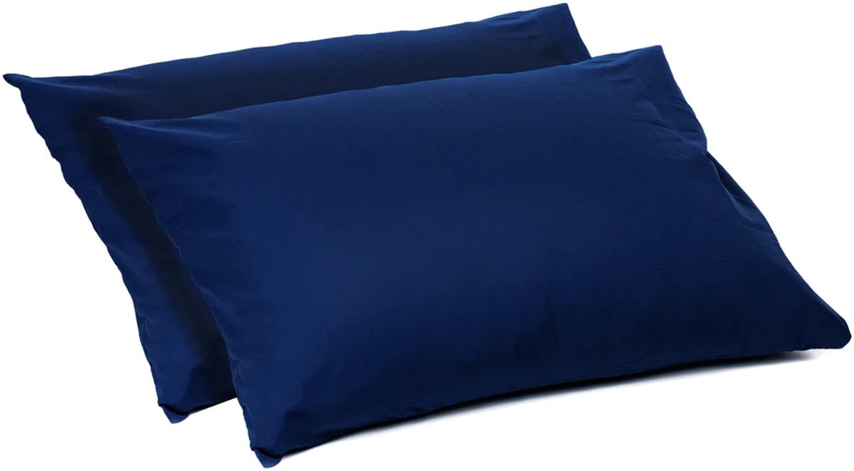 Zelesta Wonderbed Kussensloop Set van 2 - Navy 60x70cm