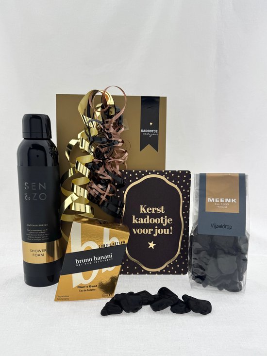Kerst •Cadeaupakket Heren• Sen&Zo Bruno Banani - Cadeau voor Mannen - Perfect Gifts