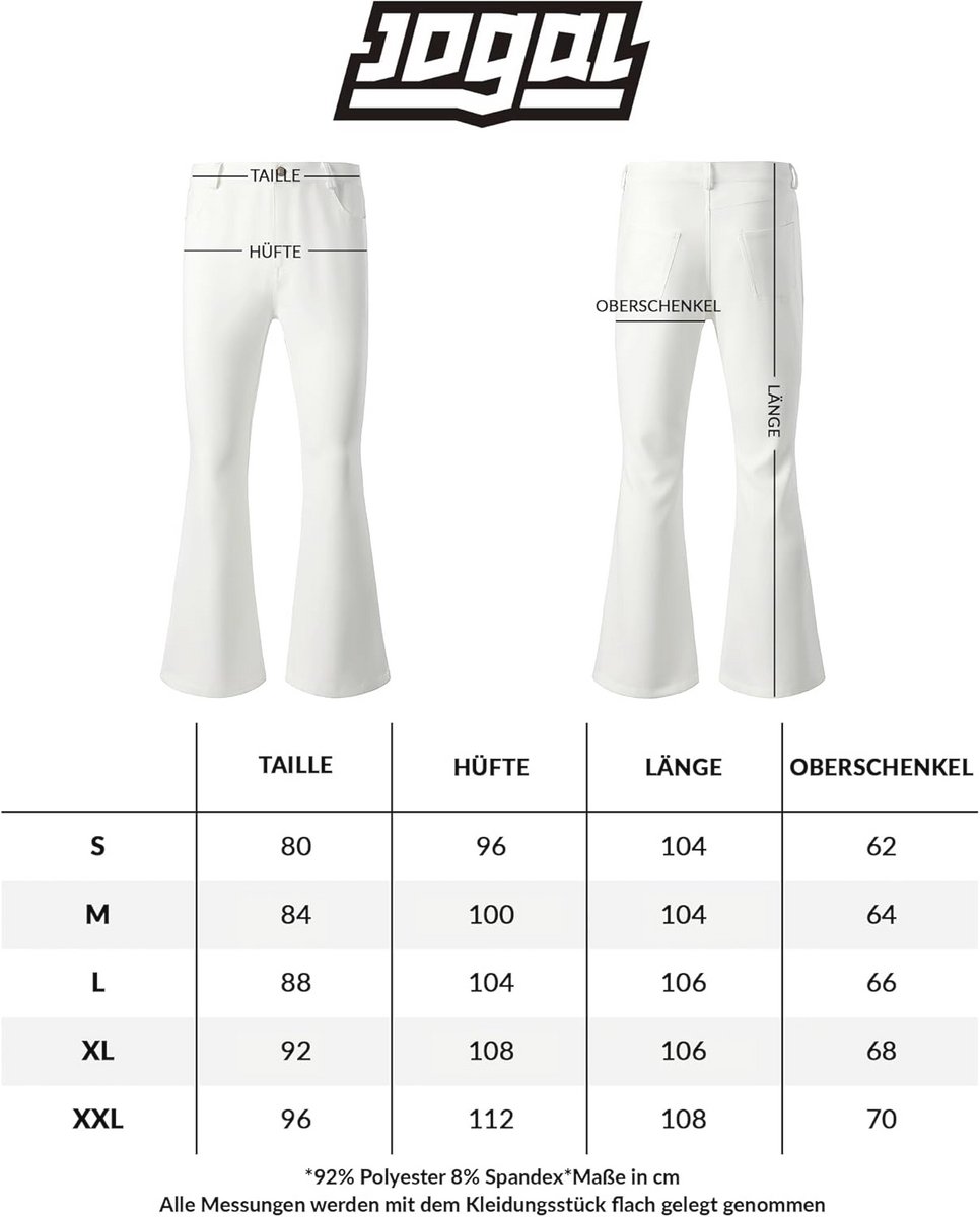Heren uitlopende broek jaren 70 voor carnaval en disco