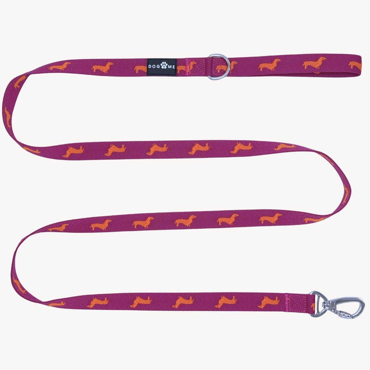 Teckels - Hondenriem - M- 2,5 cm breed - 2 m / 2 meter / 200 cm lang - Leiband hond