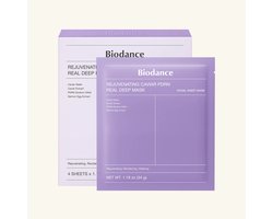 BIODANCE- REJUVENATING CAVIAR PDRN REAL DEEP MASK 4 Stuks