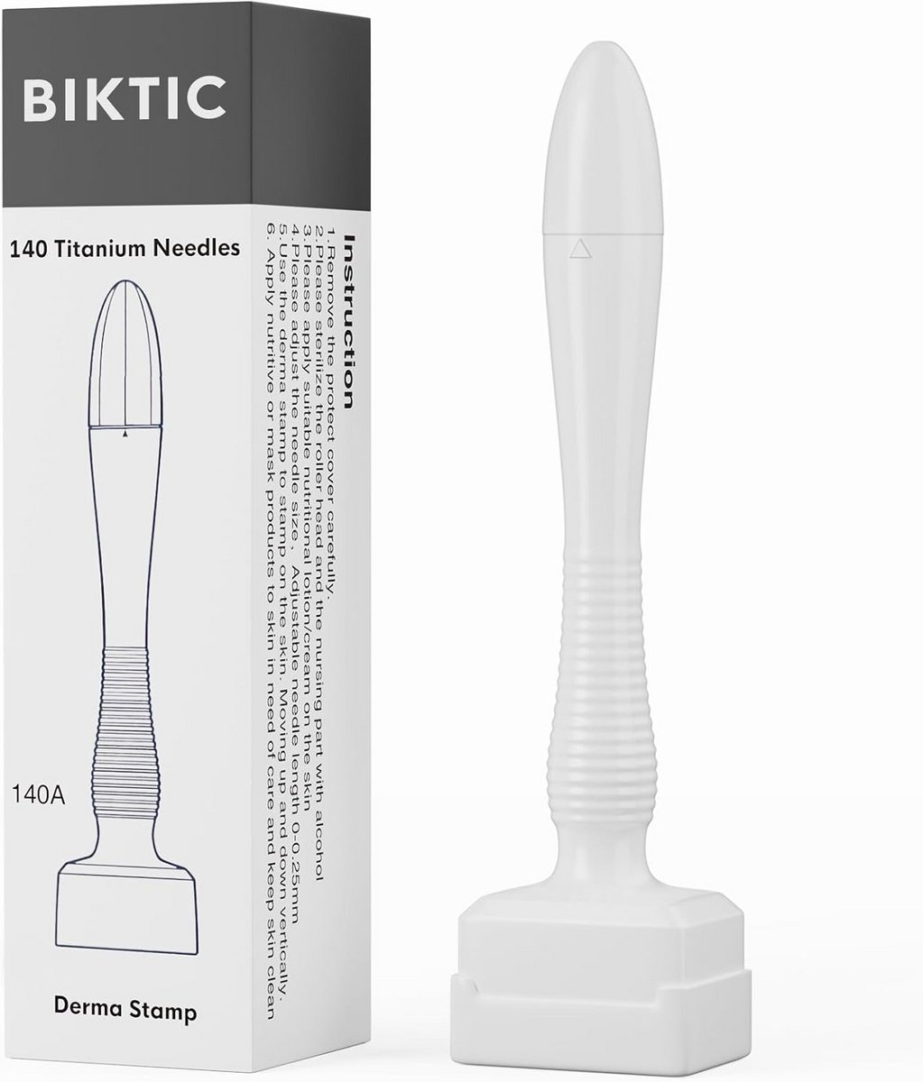 Titanium Derma Stempel 0,25 mm voor Microneedling - Thuisgebruik voor Mannen en Vrouwen