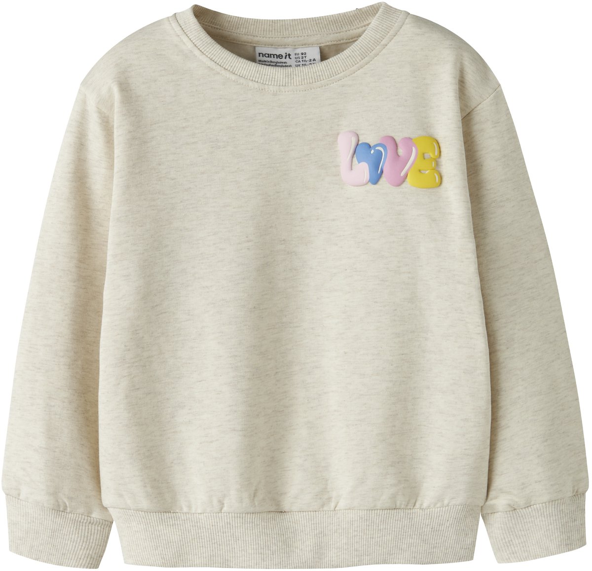 NAME IT - NMFLUKA LS NREG SWEAT BRU Meisjes Trui