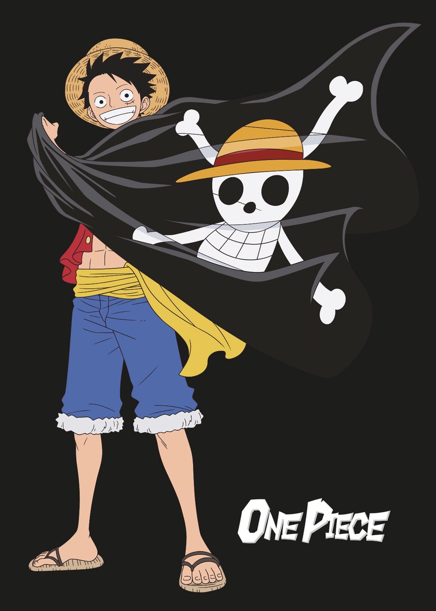 One Piece Flanellen Deken 110X150cm