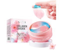 SADOER | SAKURA Oogmasker Collageen Eye Mask | Oogpatches | Anti Aging | Donkere Kringen | Wallen | Rimpels | Hydraterende Oogpads | Collagen Eye Pads | Sakura Eye Mask | Onder Ogen Masker | Anti Wallen | Anti Puffiness | Verstevigend | Hydraterend