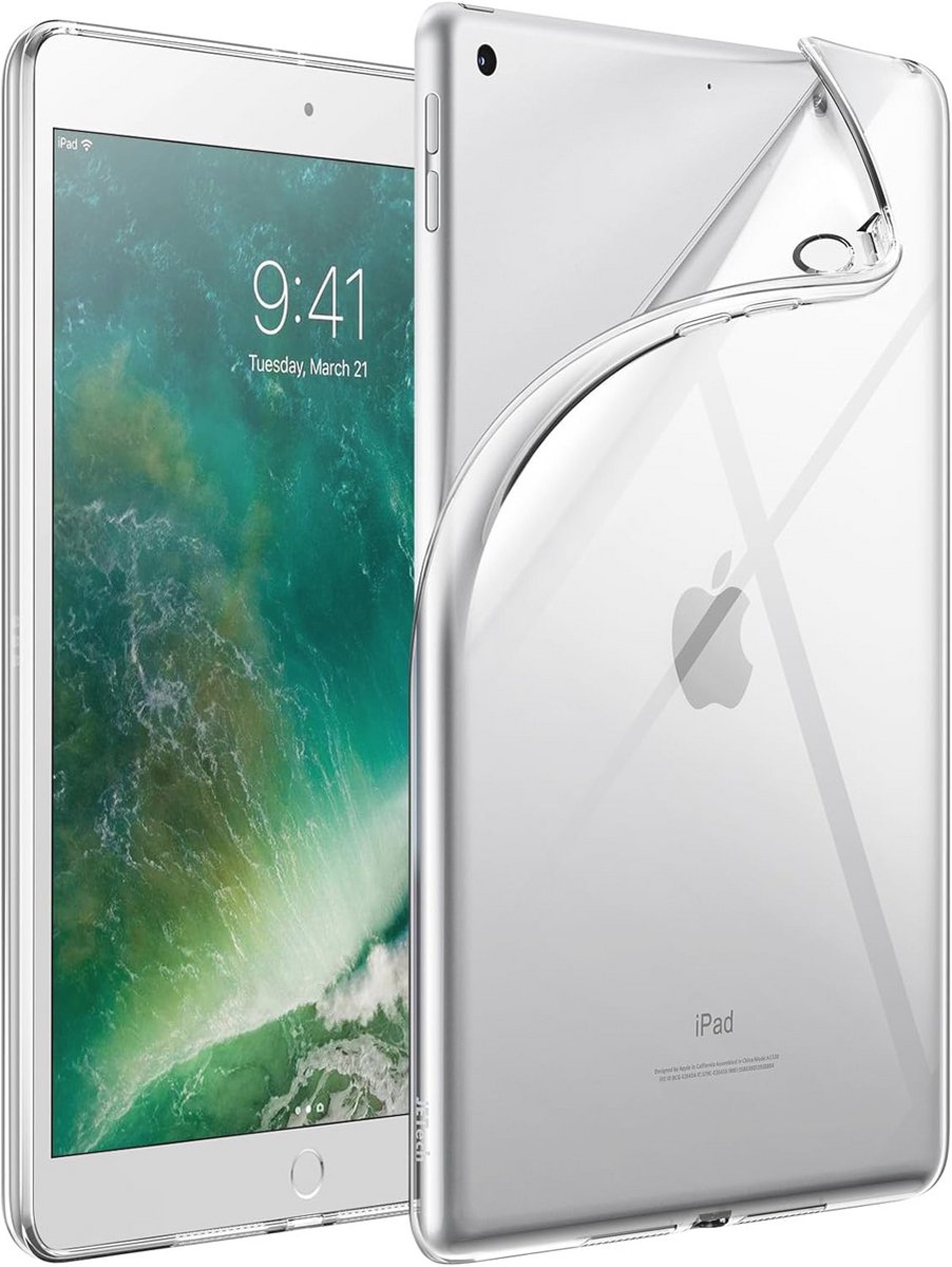 Transparante Shockproof Hoes voor 9.7-Inch iPad (6e/5e Generatie)