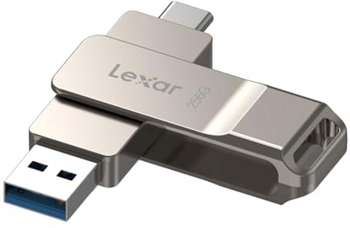 256GB USB 3.2 Gen 1 Type-C Flash Drive met Dubbele Aansluiting